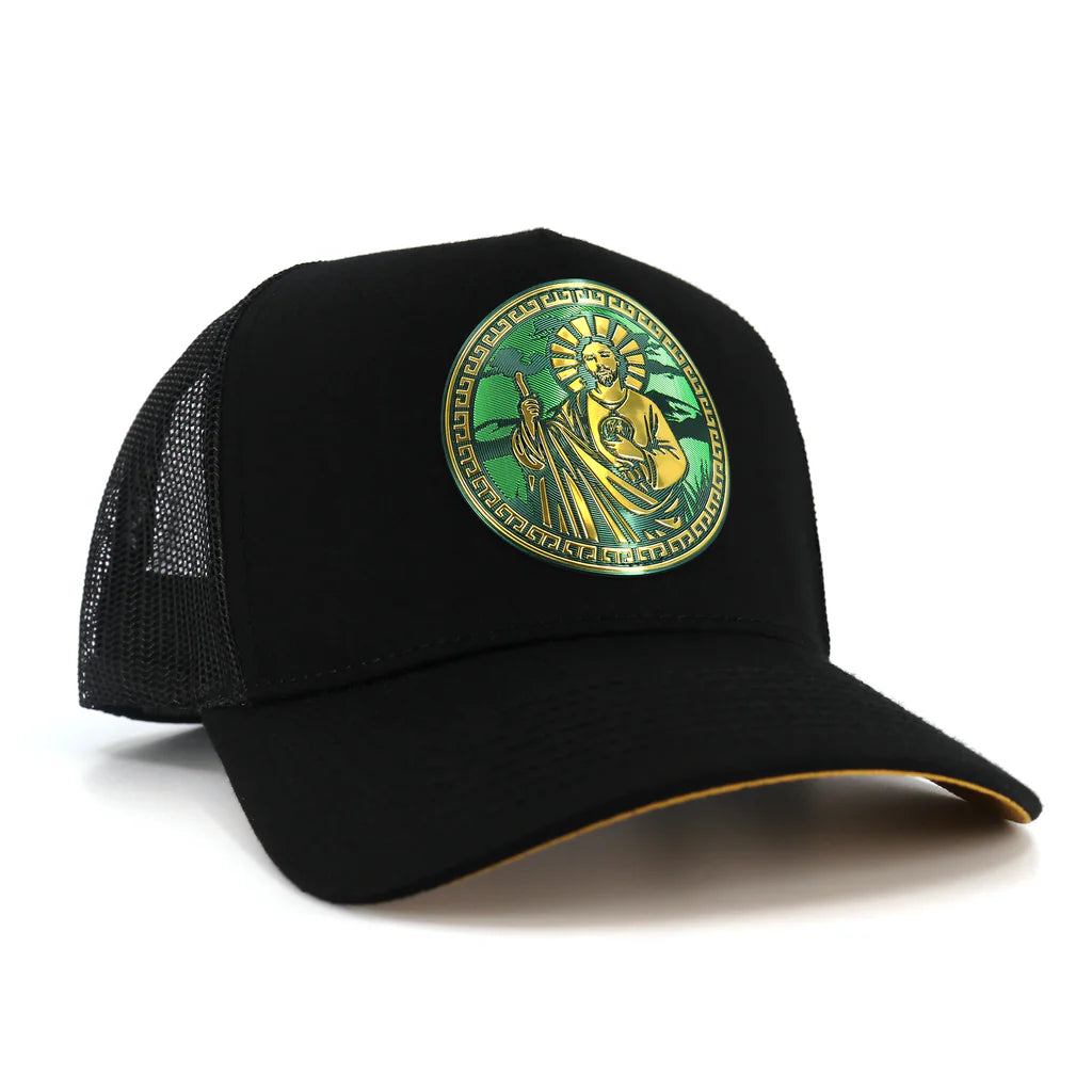 El Viejon San Judas Black Gorra – El Charro Western Wear