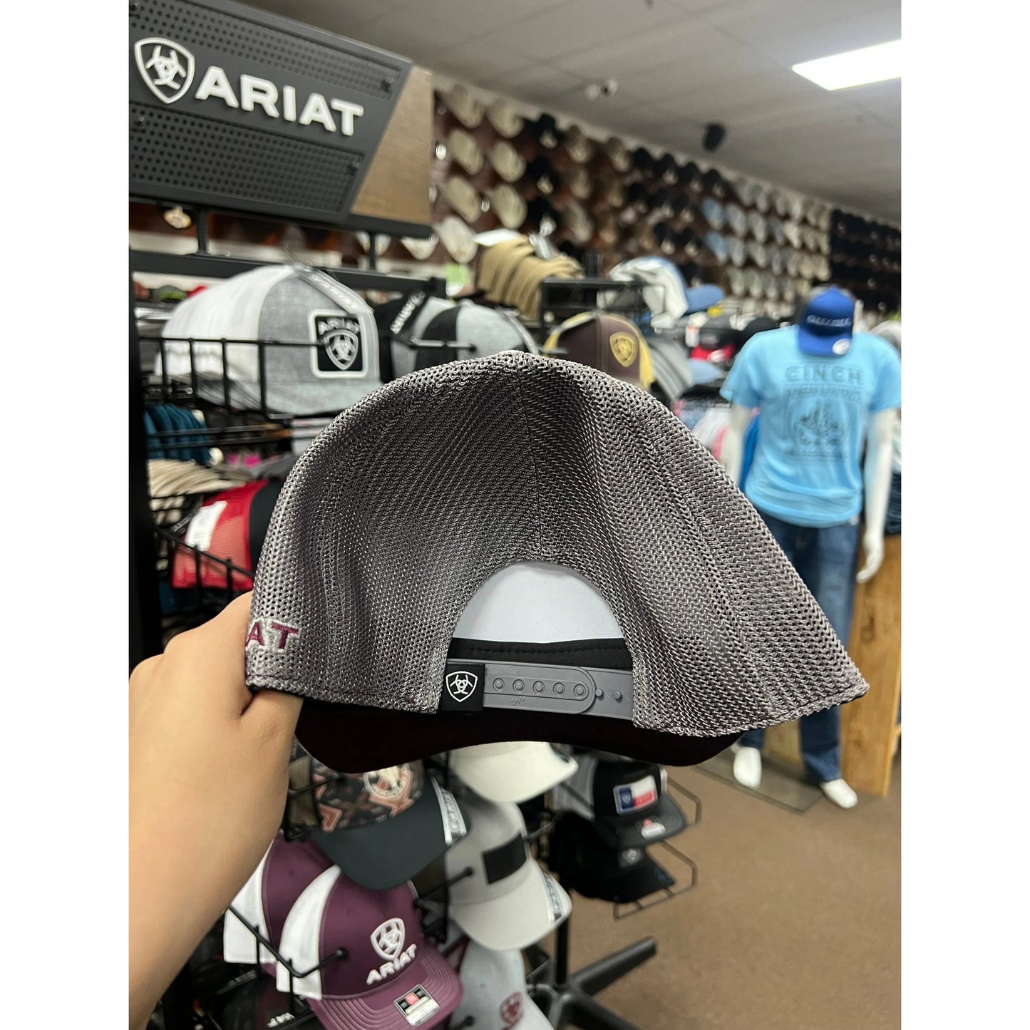 Ariat Large Logo Patch Snapback Cap